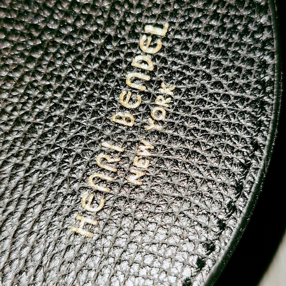 🤖HENRI BENDEL ROBOT GOLD GLITTER CENTENNIAL STRIPE BAG CHARM COIN PURSE♡♡NEW◇◇ - Picture 7 of 10